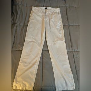 J crew light weight pants 30x32 white